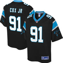 Load image into Gallery viewer, Youth Carolina Panthers Bryan Cox NFL Pro Line Black Player Jersey
