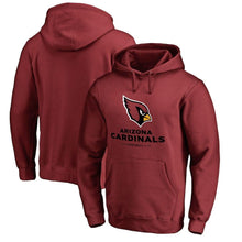 Load image into Gallery viewer, Men's Arizona Cardinals Pro Line by Fanatics Branded Cardinal Team Lockup Pullover Hoodie
