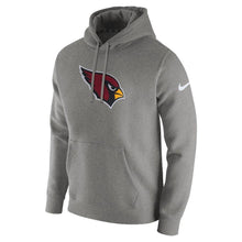 Load image into Gallery viewer, Men's Arizona Cardinals Nike Heathered Gray Club Fleece Pullover Hoodie