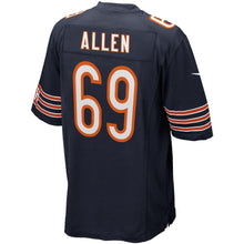 Load image into Gallery viewer, Youth Chicago Bears Jared Allen Nike Navy Blue Team Color Game Jersey