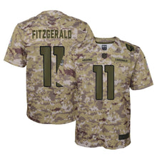 Load image into Gallery viewer, Youth Arizona Cardinals Larry Fitzgerald Nike Camo Salute to Service Game Jersey