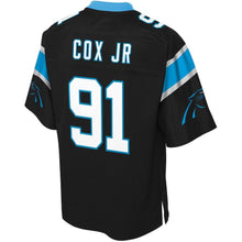 Load image into Gallery viewer, Youth Carolina Panthers Bryan Cox NFL Pro Line Black Player Jersey