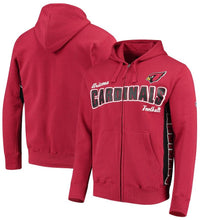 Load image into Gallery viewer, Men's Arizona Cardinals Hands High Cardinal/Black Player Full-Zip Hoodie