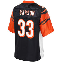 Load image into Gallery viewer, Youth Cincinnati Bengals Tra Carson NFL Pro Line Black Player Jersey