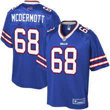 Load image into Gallery viewer, Youth Buffalo Bills Conor McDermott NFL Pro Line Royal Team Color Player Jersey