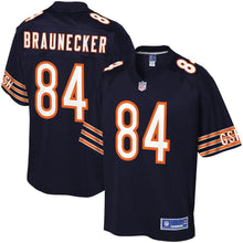 Load image into Gallery viewer, Youth Chicago Bears Ben Braunecker NFL Pro Line Navy Player Jersey