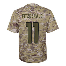 Load image into Gallery viewer, Youth Arizona Cardinals Larry Fitzgerald Nike Camo Salute to Service Game Jersey