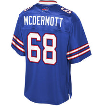 Load image into Gallery viewer, Youth Buffalo Bills Conor McDermott NFL Pro Line Royal Team Color Player Jersey