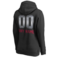 Load image into Gallery viewer, Women's Arizona Cardinals NFL Pro Line by Fanatics Branded Black Personalized Midnight Mascot Pullover Hoodie
