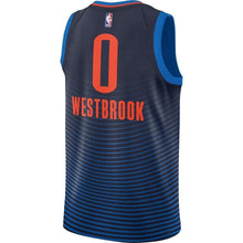 Load image into Gallery viewer, Russell Westbrook Oklahoma City Thunder Black Swingman Jersey 2018 - 2019