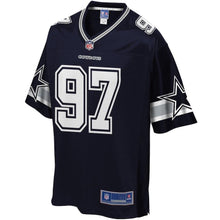 Load image into Gallery viewer, Youth Dallas Cowboys Taco Charlton NFL Pro Line Navy Player Jersey