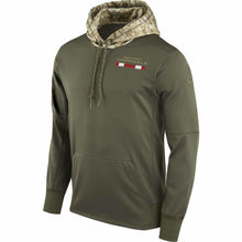Load image into Gallery viewer, Men's Arizona Cardinals Nike Olive Salute to Service Sideline Therma Pullover Hoodie