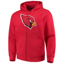 Load image into Gallery viewer, Men's Arizona Cardinals G-III Sports by Carl Banks Cardinal Primary Logo Full-Zip Hoodie