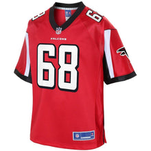 Load image into Gallery viewer, Youth Atlanta Falcons Austin Pasztor NFL Pro Line Red Team Color Player Jersey