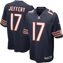 Load image into Gallery viewer, Youth Chicago Bears Alshon Jeffery Nike Navy/ White Game Jersey