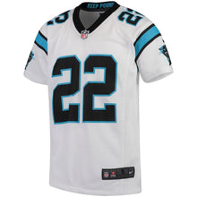 Load image into Gallery viewer, Youth Carolina Panthers Christian McCaffrey Nike White Player Game Jersey