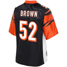 Load image into Gallery viewer, Youth Cincinnati Bengals Preston Brown NFL Pro Line Black Player Jersey