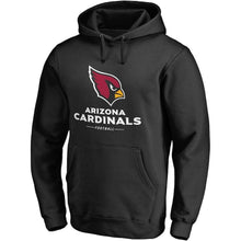 Load image into Gallery viewer, Men's Arizona Cardinals NFL Pro Line Big &amp; Tall Team Lockup Black Pullover Hoodie