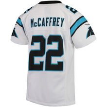 Load image into Gallery viewer, Youth Carolina Panthers Christian McCaffrey Nike White Player Game Jersey