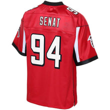 Load image into Gallery viewer, Youth Atlanta Falcons Deadrin Senat NFL Pro Line Red Player Jersey