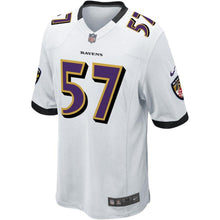 Load image into Gallery viewer, Youth Baltimore Ravens C.J. Mosley Nike Black/White/Purple Alternate Game Jersey