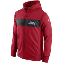 Load image into Gallery viewer, Men's Arizona Cardinals Nike Cardinal Team Sideline Full-Zip Performance Hoodie