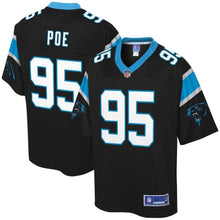 Load image into Gallery viewer, Youth Carolina Panthers Dontari Poe NFL Pro Line Black Player Jersey
