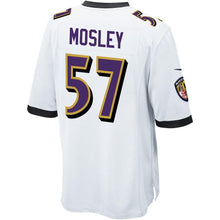 Load image into Gallery viewer, Youth Baltimore Ravens C.J. Mosley Nike Black/White/Purple Alternate Game Jersey