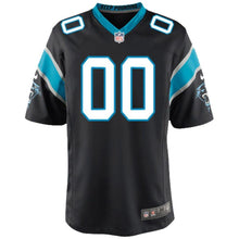 Load image into Gallery viewer, Youth Carolina Panthers Nike Black Custom Game Jersey