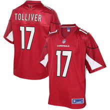 Load image into Gallery viewer, Youth Arizona Cardinals Jalen Tolliver NFL Pro Line Cardinal Player Jersey