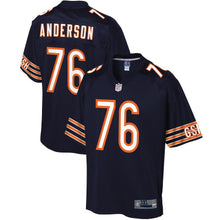Load image into Gallery viewer, Youth Chicago Bears Abdullah Anderson NFL Pro Line Navy Player Jersey