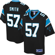 Load image into Gallery viewer, Youth Carolina Panthers Andre Smith NFL Pro Line Black Player Jersey