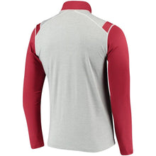Load image into Gallery viewer, Men's Arizona Cardinals Antigua Cardinal/Heathered Gray Automatic Quarter-Zip Jacket