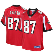 Load image into Gallery viewer, Youth Atlanta Falcons Jaeden Graham NFL Pro Line Red Player Jersey