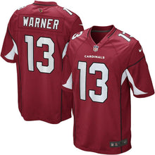 Load image into Gallery viewer, Youth Arizona Cardinals Kurt Warner Nike Cardinal Retired Game Jersey