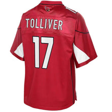 Load image into Gallery viewer, Youth Arizona Cardinals Jalen Tolliver NFL Pro Line Cardinal Player Jersey
