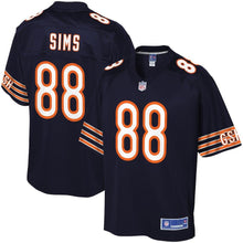 Load image into Gallery viewer, Youth Chicago Bears Dion Sims NFL Pro Line Navy Player Jersey