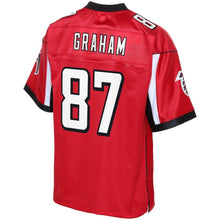 Load image into Gallery viewer, Youth Atlanta Falcons Jaeden Graham NFL Pro Line Red Player Jersey