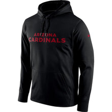 Load image into Gallery viewer, Men's Arizona Cardinals Nike Black Circuit Wordmark Essential Performance Pullover Hoodie