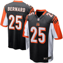 Load image into Gallery viewer, Youth Cincinnati Bengals Giovani Bernard Nike Black/White/Orange Team Color Game Jersey