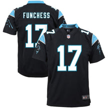 Load image into Gallery viewer, Youth Carolina Panthers Devin Funchess Nike Black Game Jersey