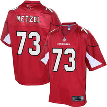 Load image into Gallery viewer, Youth Arizona Cardinals John Wetzel Pro Line Cardinal Player Jersey