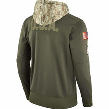 Load image into Gallery viewer, Men's Arizona Cardinals Nike Olive Salute to Service Sideline Therma Pullover Hoodie