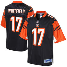 Load image into Gallery viewer, Youth Cincinnati Bengals Kermit Whitfield NFL Pro Line Black Player Jersey