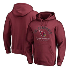 Load image into Gallery viewer, Men's Arizona Cardinals NFL Pro Line by Fanatics Branded Cardinal Futbol Americano Pullover Hoodie