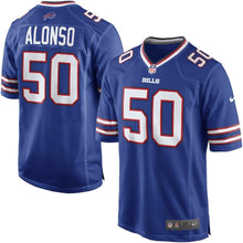 Load image into Gallery viewer, Youth Buffalo Bills Kiko Alonso Nike Royal Blue Team Color Game Jersey