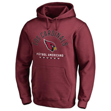 Load image into Gallery viewer, Men's Arizona Cardinals NFL Pro Line by Fanatics Branded Cardinal Futbol Americano Pullover Hoodie