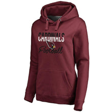 Load image into Gallery viewer, Women's Arizona Cardinals NFL Pro Line by Fanatics Branded Cardinal Free Line Pullover Hoodie