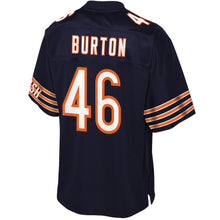 Load image into Gallery viewer, Youth Chicago Bears Michael Burton NFL Pro Line Navy Player Jersey