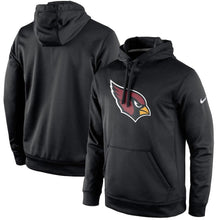 Load image into Gallery viewer, Men's Arizona Cardinals Nike Black Circuit Logo Essential Performance Pullover Hoodie